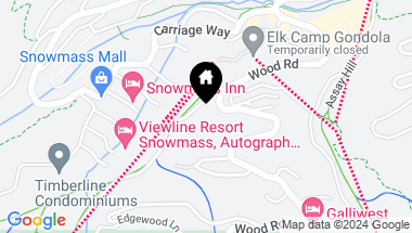 Map of 411 Wood Road, #4, Snowmass Village CO, 81615