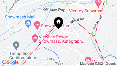 Map of 411 Wood Road, #10, Snowmass Village CO, 81615