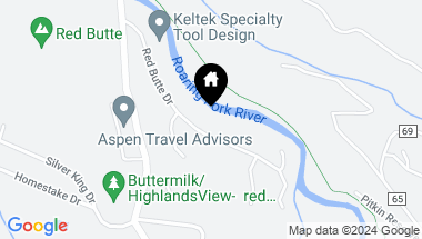 Map of 1300 RED BUTTE Drive, Aspen CO, 81611