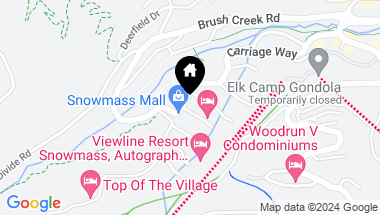Map of 25 Daly Lane, 408, Snowmass Village CO, 81615