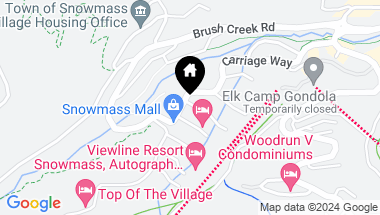 Map of 25 Daly Lane, 203, Snowmass Village CO, 81615