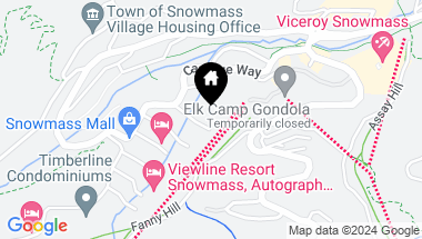 Map of 30 Anderson Lane, #824, Snowmass Village CO, 81615