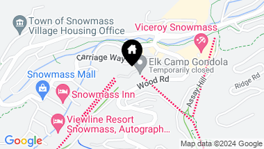 Map of 119 Wood Road, 304, Snowmass Village CO, 81615