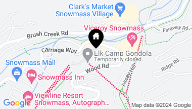 Map of 119 Wood Road, 209, Snowmass Village CO, 81615