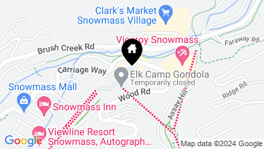 Map of 119 Wood Road, 607, Snowmass Village CO, 81615