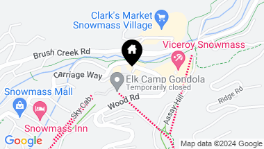Map of 77 Wood Road, 406-06, Snowmass Village CO, 81615