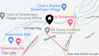 Map of 119 Wood Road, 203, Snowmass Village CO, 81615