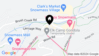 Map of 119 Wood Road, 104, Snowmass Village CO, 81615