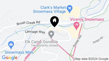 Map of 119 Wood Road, 407, Snowmass Village CO, 81615