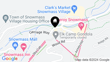 Map of 119 Wood Road, 508, Snowmass Village CO, 81615