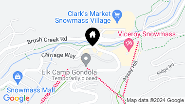 Map of 119 Wood Road, 307, Snowmass Village CO, 81615