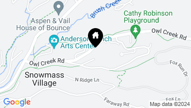 Map of 232 Meadow Ranch Drive, Snowmass Village CO, 81615