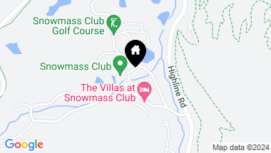 Map of 0134 Snowmass Club, 151, Snowmass Village CO, 81615