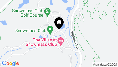 Map of 0134 Snowmass Club, 142, Snowmass Village CO, 81615