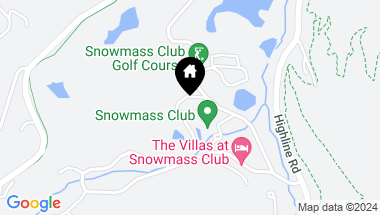 Map of 0239 Snowmass Club Circle, 129, Snowmass Village CO, 81615