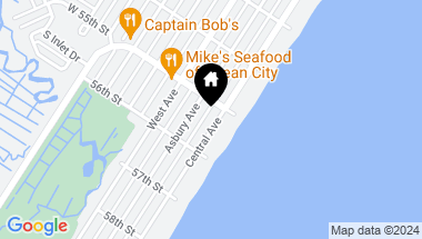 Map of 5514 Central Avenue Unit: 2, Ocean City NJ, 08226
