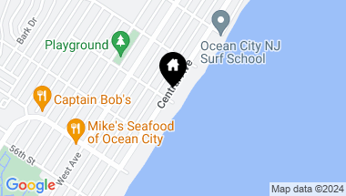 Map of 5245 Central Ave Unit: 1, Ocean City NJ, 08226
