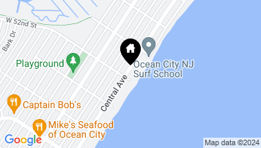 Map of 5143 Central Ave Unit: 2, Ocean City NJ, 08226
