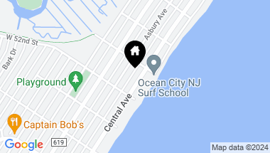 Map of 5116 Central Ave, Ocean City NJ, 08226