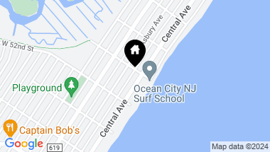 Map of 5104-5106 Central Ave, Ocean City NJ, 08226-3713