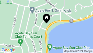 Map of 5827 North Lake Boulevard, Agate Bay CA, 96140-0000