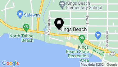 Map of 8159 Unit: 8158, 8166, 8186 Rainbow, Kings Beach CA, 96143