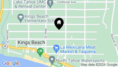 Map of 8560 Golden Avenue, Kings Beach CA, 96143