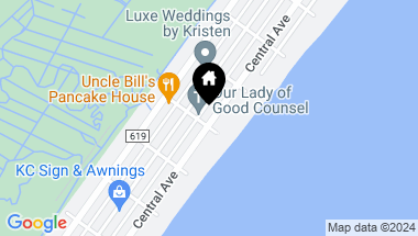 Map of 3944 Central Ave Unit: 1, Ocean City NJ, 08226
