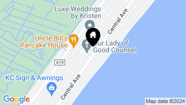 Map of 3936 Central Ave, Ocean City NJ, 08226