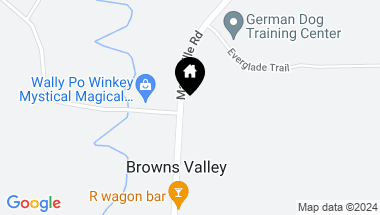 Map of 5590 Marysville Road, Browns Valley CA, 95918
