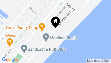 Map of 3101-03 Central Ave, Ocean City NJ, 08226