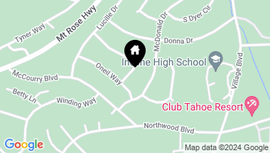 Map of 836 Carano Ct Unit: 57, Incline Village NV, 89451-9116