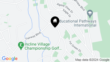Map of 485 Country Club Drive, Incline Village NV, 89451