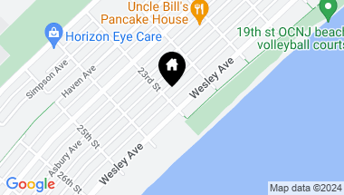 Map of 507 23rd Street, Ocean City NJ, 08226
