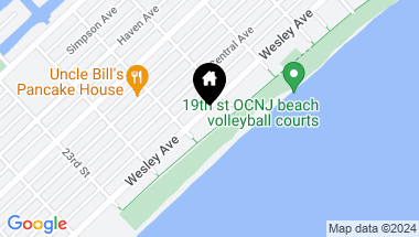 Map of 2021 Wesley Ave, Ocean City NJ, 08226