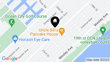 Map of 2116 West Ave Ave Unit: 1, Ocean City NJ, 08226