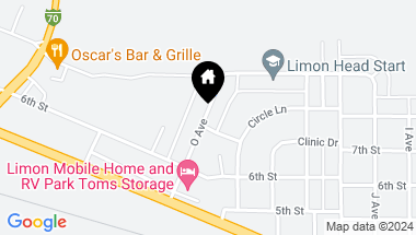 Map of 820 O Avenue, Limon CO, 80828
