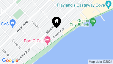 Map of 1406-B Ocean Ave, Ocean City NJ, 08226