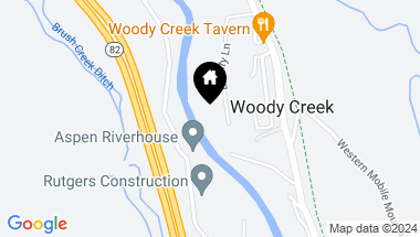 Map of 301 Liberty Lane, Woody Creek CO, 81656