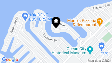 Map of 180 W 17th Street, Ocean City NJ, 08226