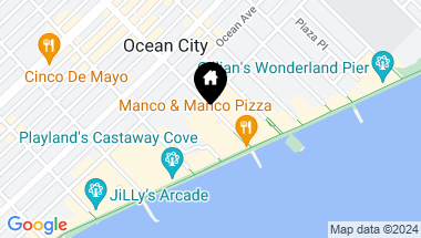 Map of 822 9th Street, Ocean City NJ, 08226