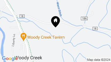 Map of 0391/0401 Woody Creek Road, Woody Creek CO, 81656