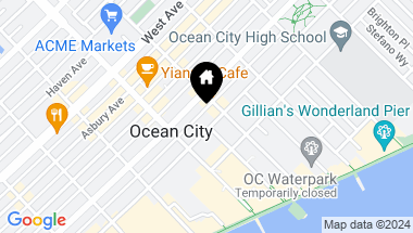 Map of 812-20 Ocean Ave Unit: 203, Ocean City NJ, 08226