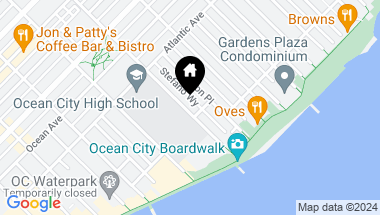 Map of 863 5th Street Unit: 2nd Floor, Ocean City NJ, 08226