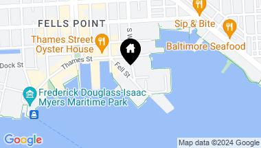 Map of 937-939 Fell St, Baltimore MD, 21231