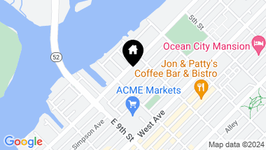 Map of 732 Simpson Avenue, Ocean City NJ, 08226