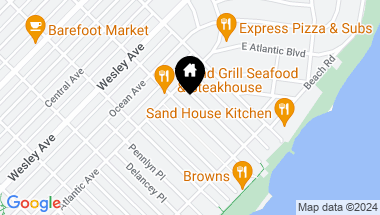 Map of 815 First Street, Ocean City NJ, 08226