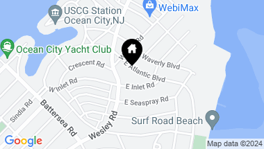 Map of 530 E Atlantic Blvd, Ocean City NJ, 08226