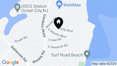 Map of 505 E Atlantic Blvd, Ocean City NJ, 08226
