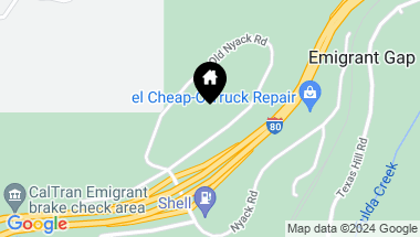 Map of 41855 Nyack Road, Emigrant Gap CA, 95715